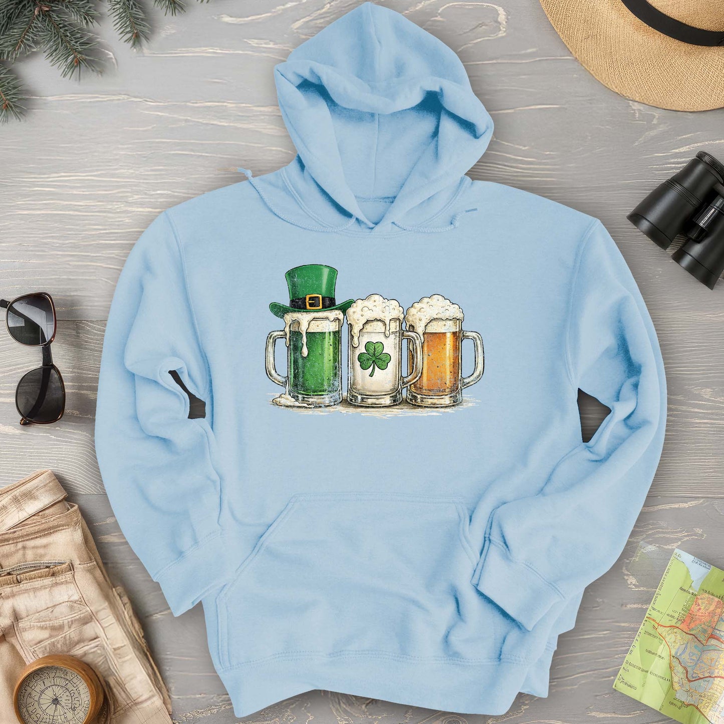 Irish Flag Mugs Hoodie
