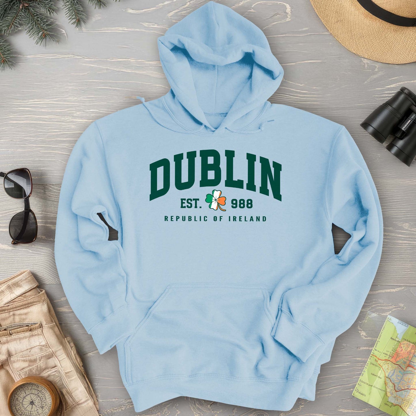 Dublin Varsity Flag Hoodie