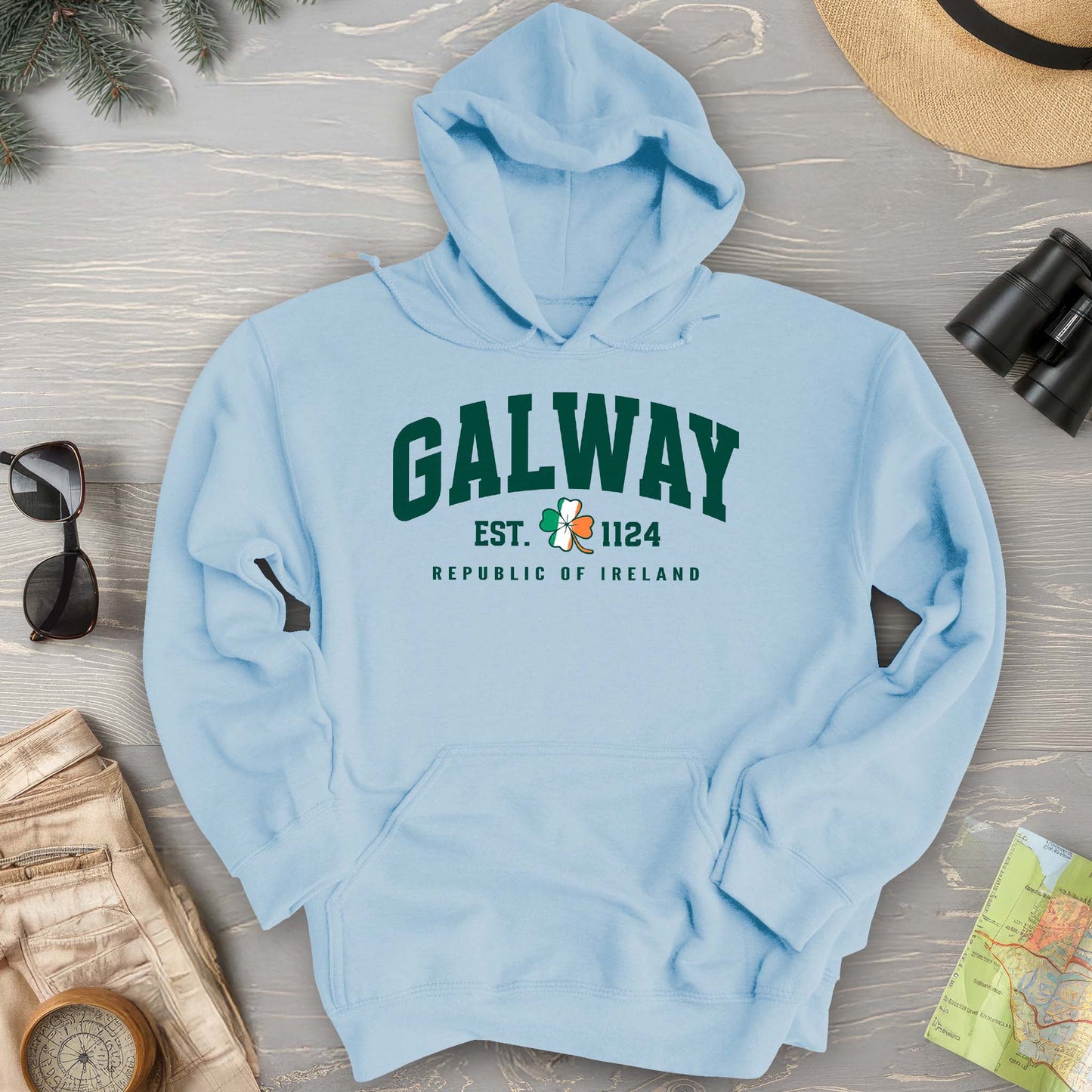 Galway Varsity Flag Hoodie
