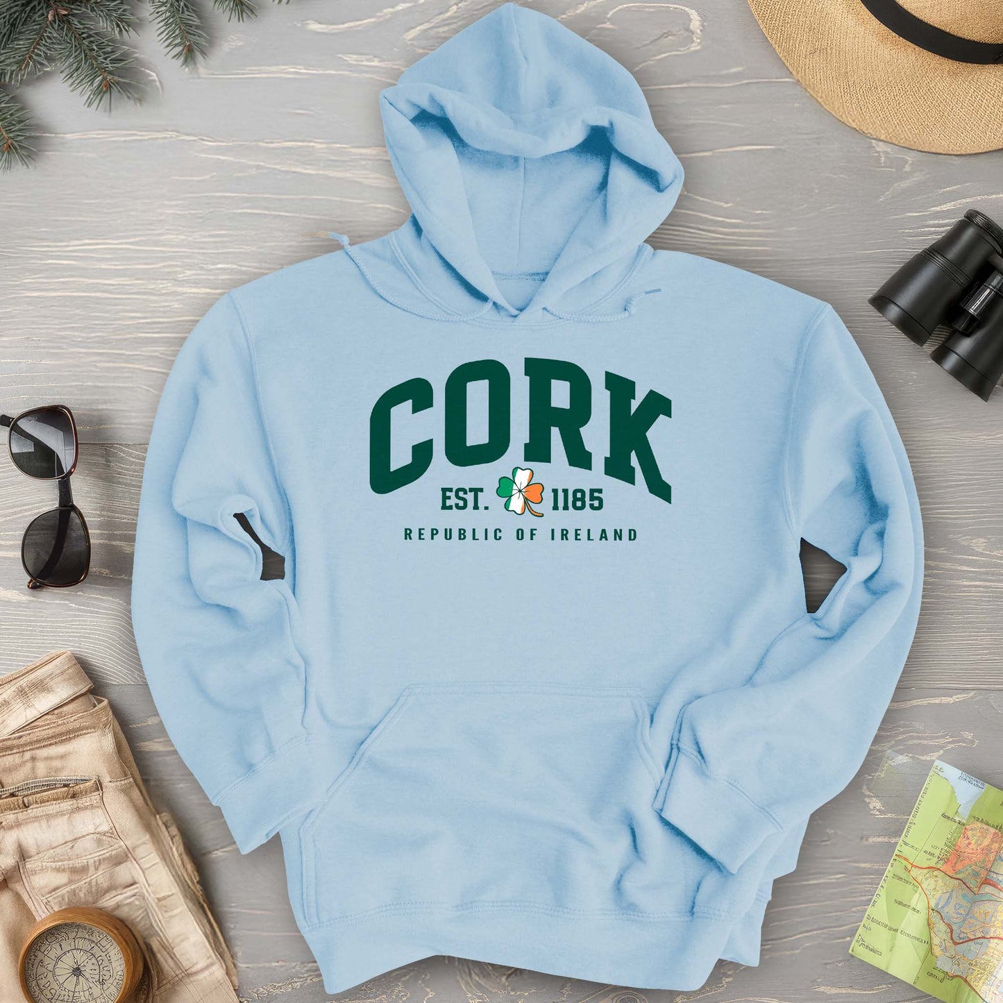 Cork Varsity Flag Hoodie