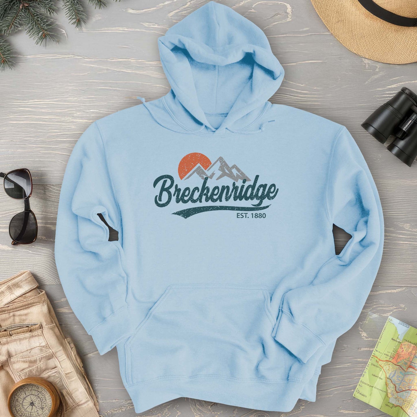 Breckenridge Vintage Script Hoodie