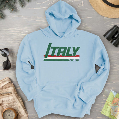 Italy Retro Stripe Hoodie
