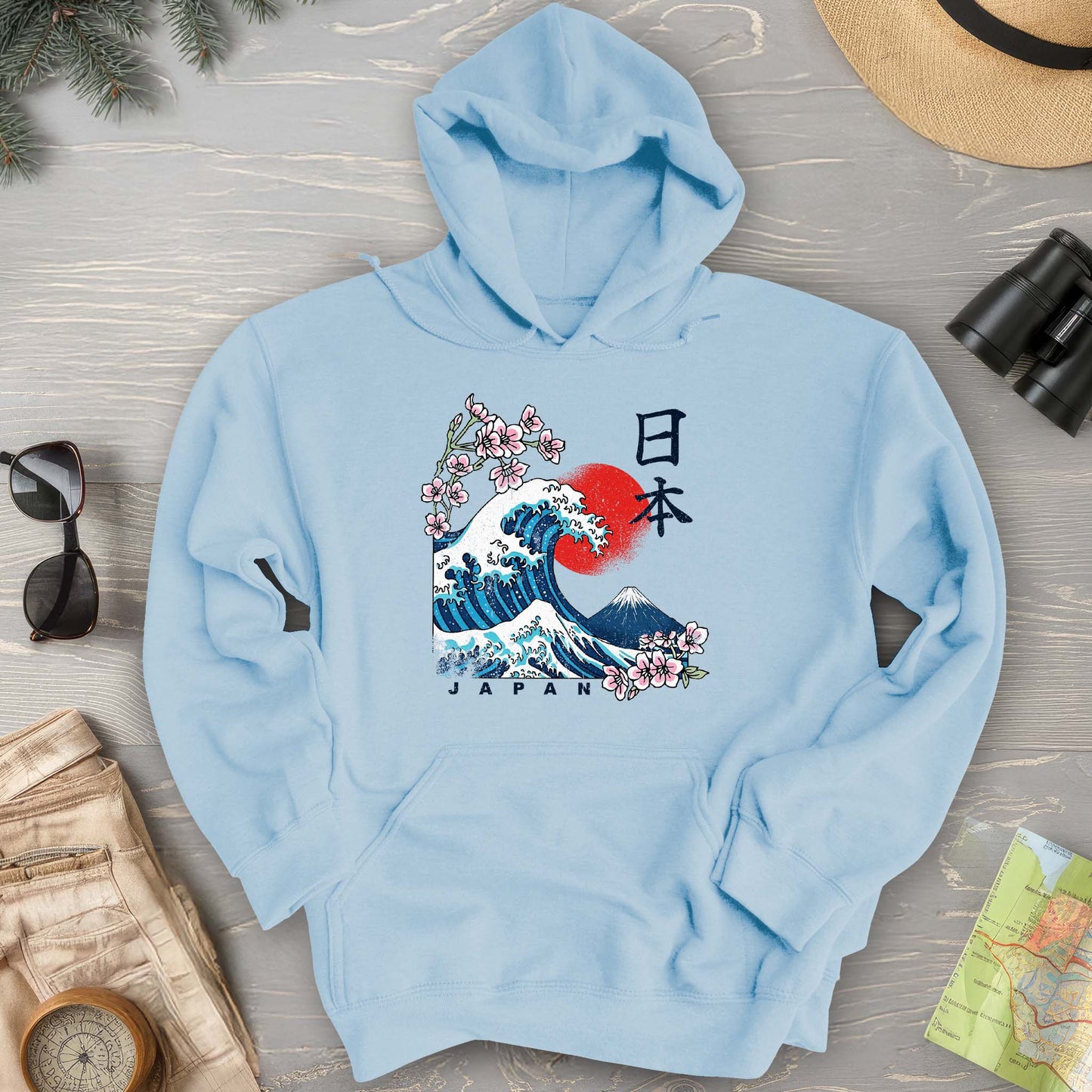 Japan Wave Hoodie