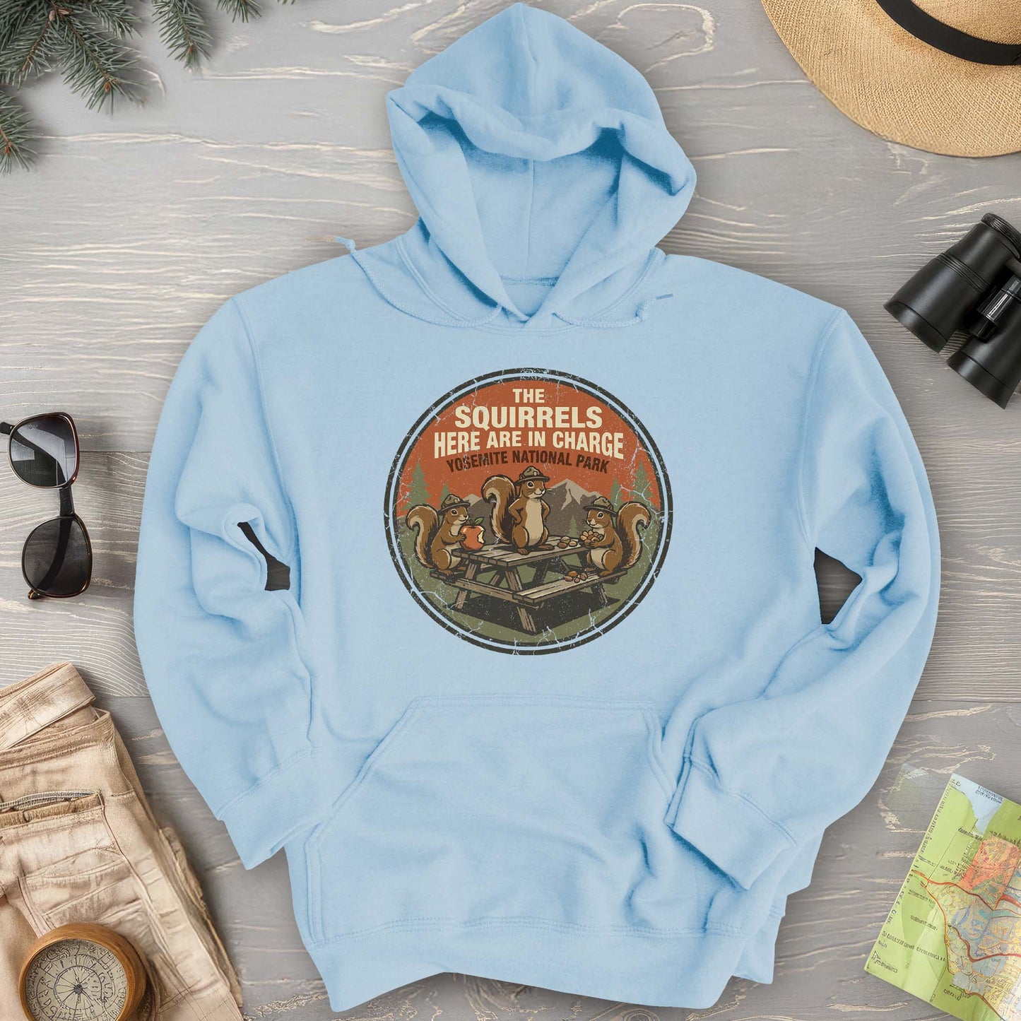 2026022204 The Squirrels Here In The Charge - Gildan 18500 Hoodie