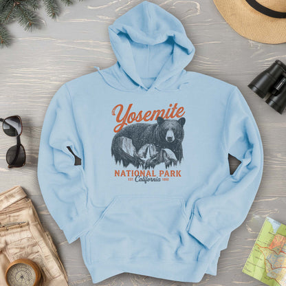Yosemite Bear Etching Hoodie