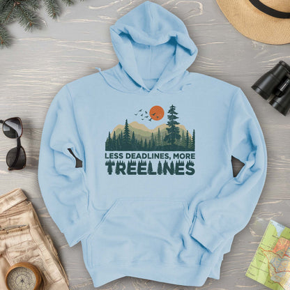 Less Deadlines More Treelines Hoodie