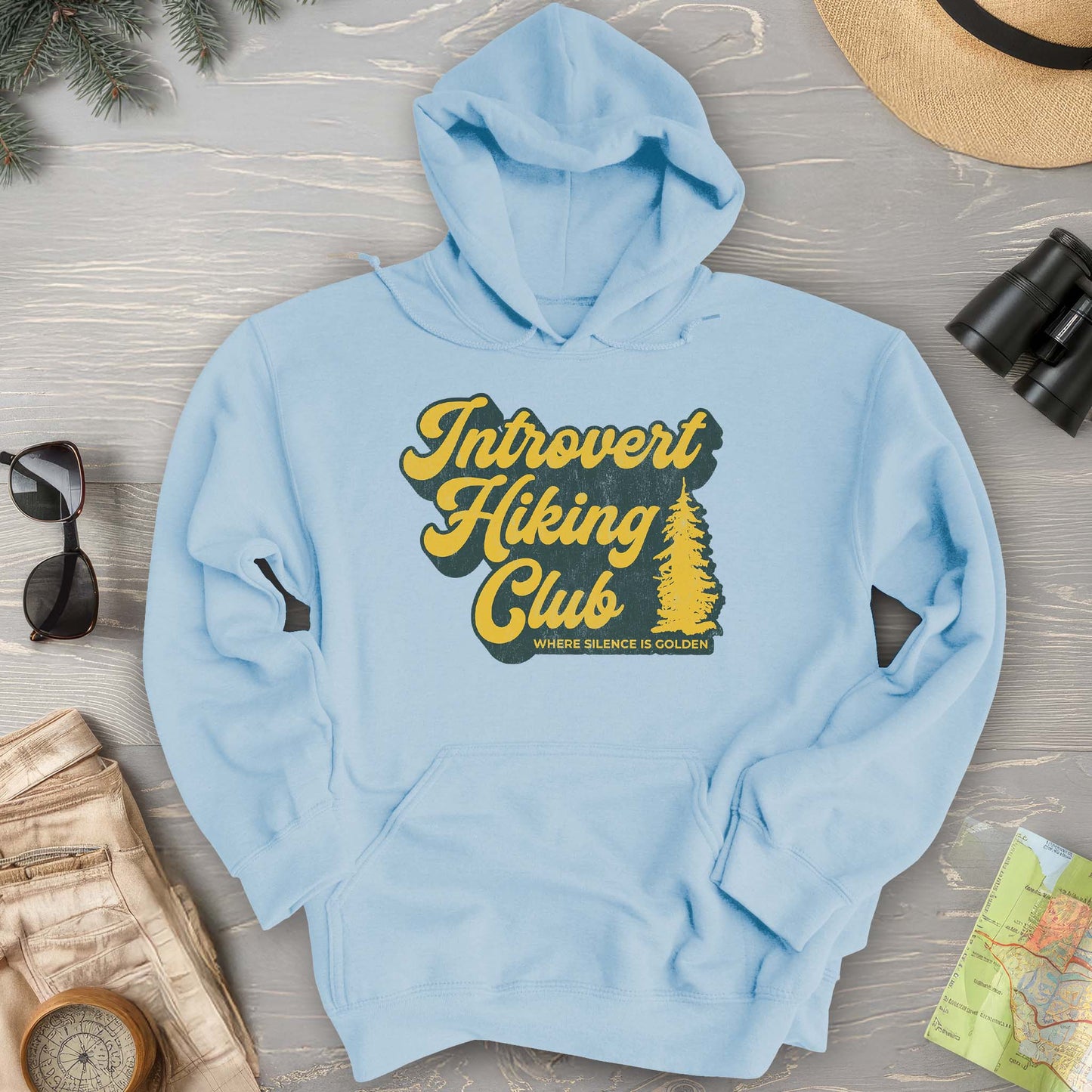 Introvert Hiking Club Hoodie