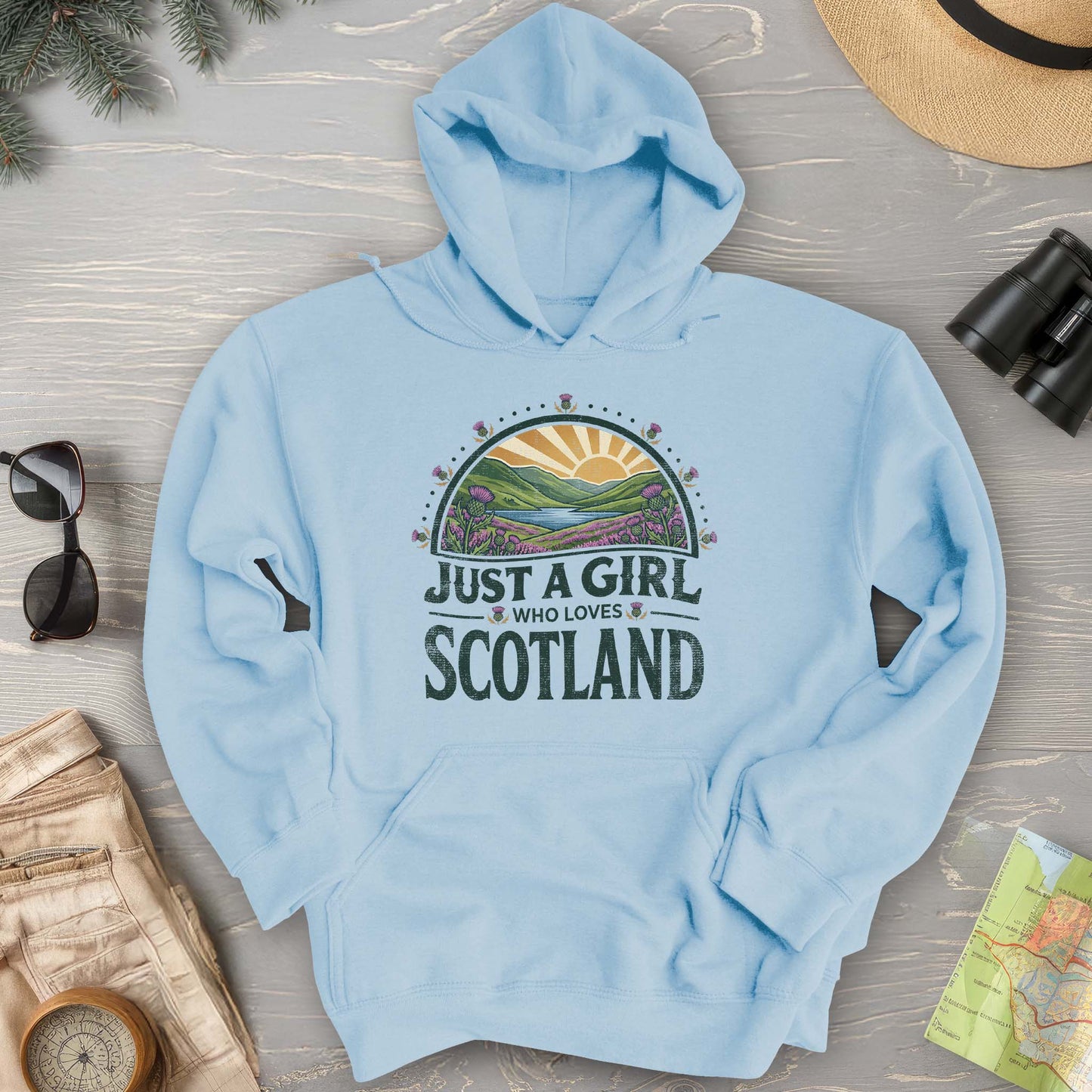 Just A Girl Scotland Hoodie