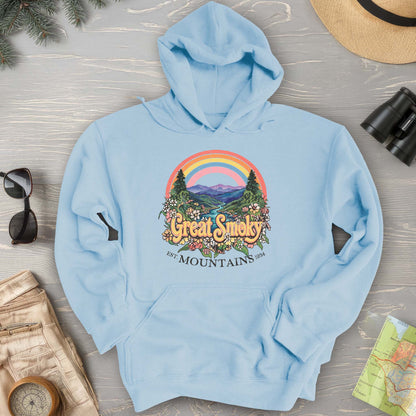 Smoky Mountains Rainbow Hoodie