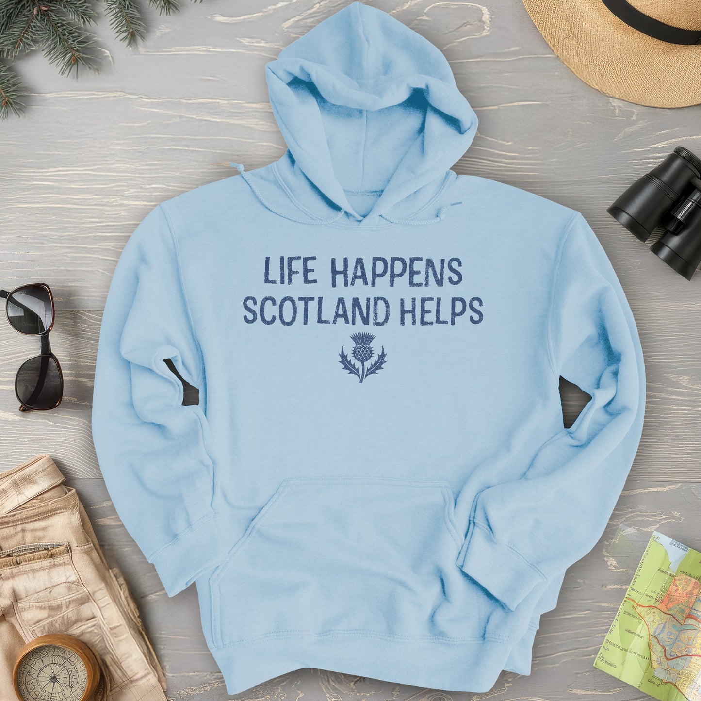 Life Happens Scotland Hoodie
