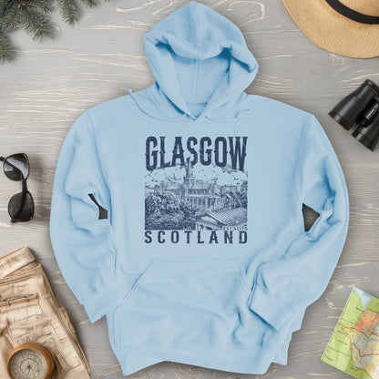 Glasgow Scotland Sketch Hoodie