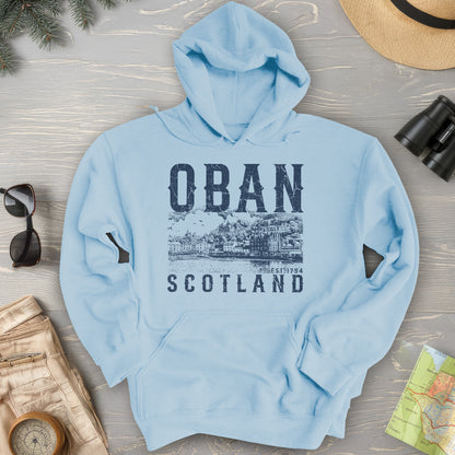 Oban Scotland Sketch Hoodie