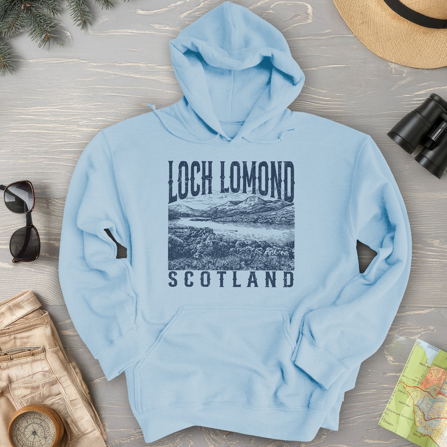 Loch Lomond Sketch Hoodie