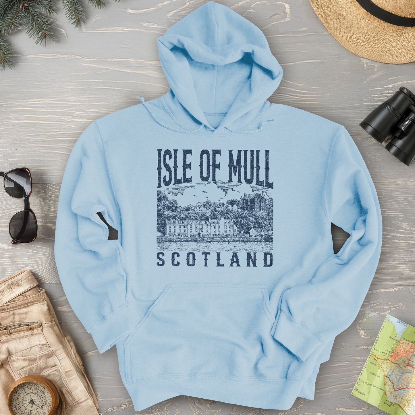 Isle of Mull Sketch Hoodie