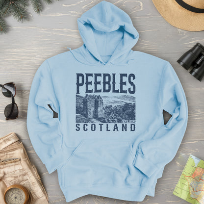 Peebles Scotland Sketch Hoodie