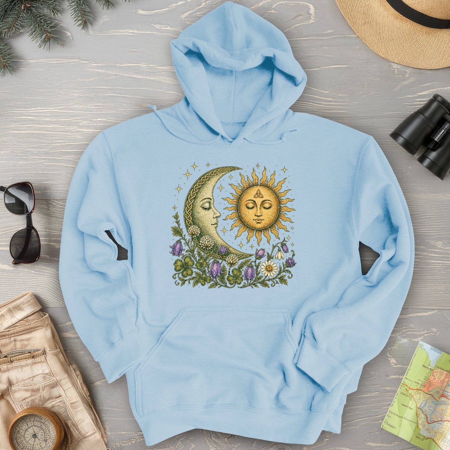 Irish Celtic Celestial Hoodie
