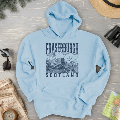 Fraserburgh Scotland Sketch Hoodie