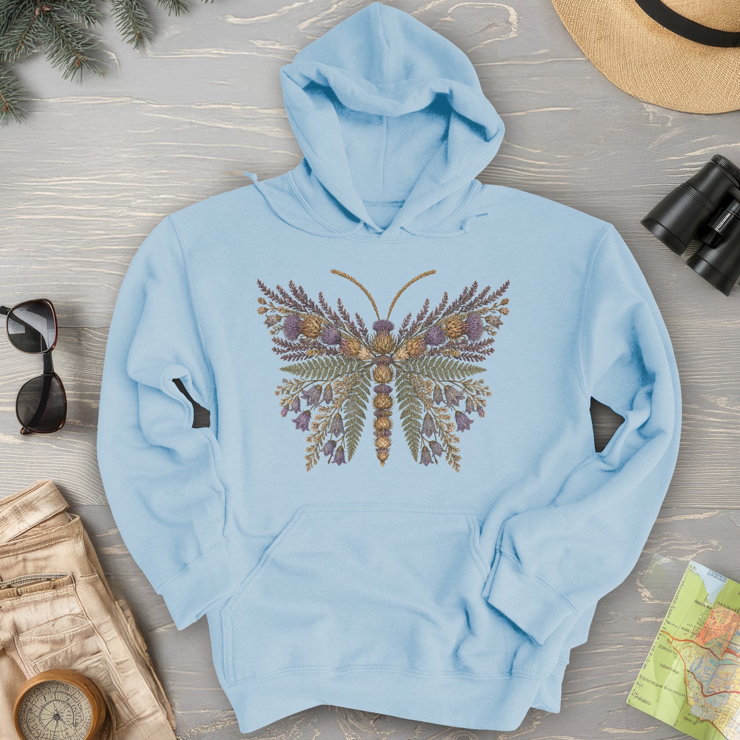 Thistle Butterfly Hoodie