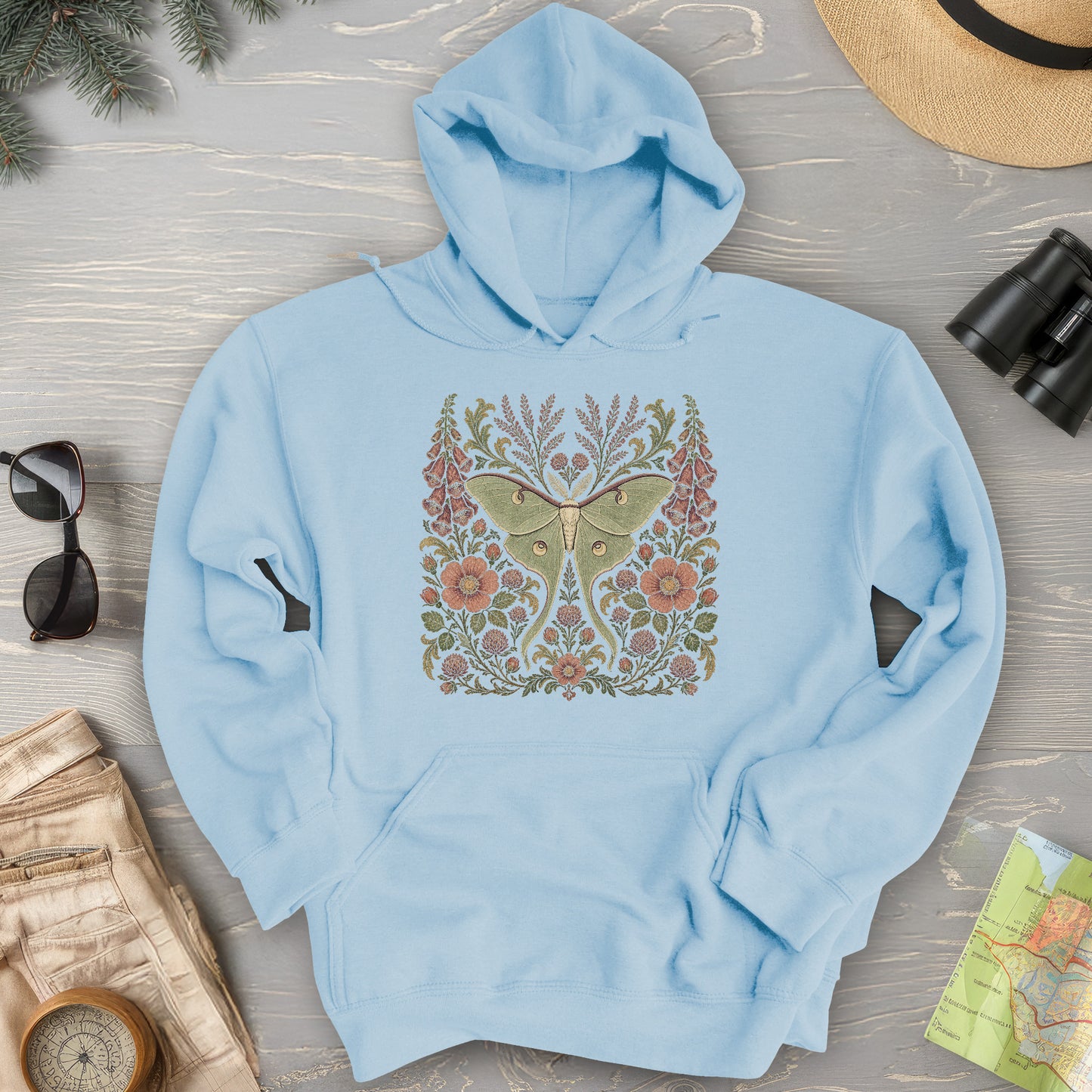 Luna Florals Hoodie