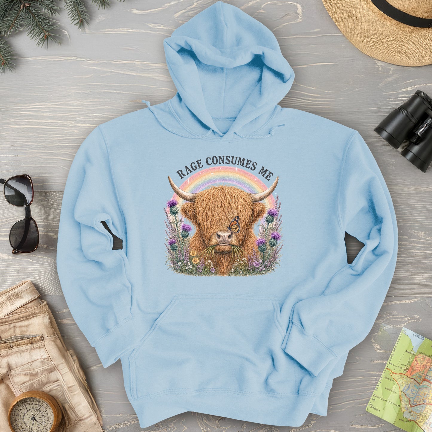 Raging Coo Rainbow Hoodie