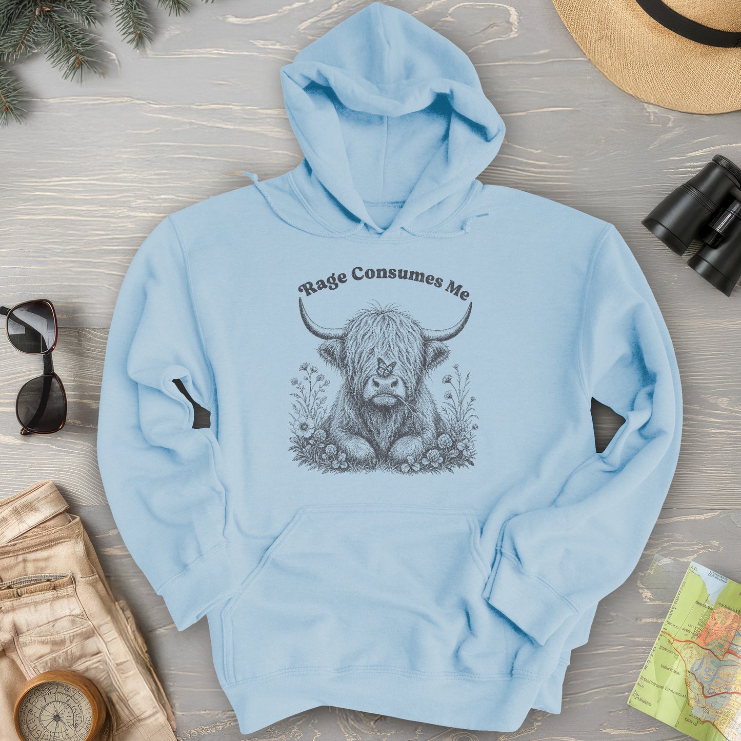 Raging Coo Monogram Hoodie