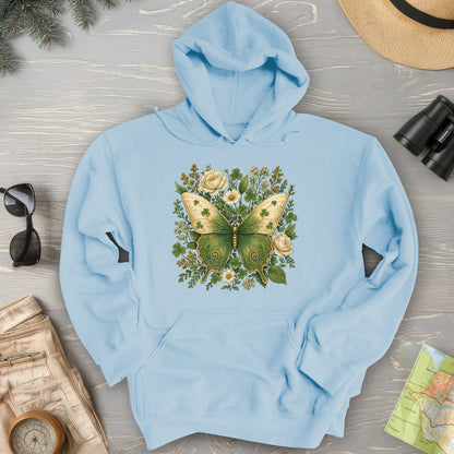 Irish Butterfly Floral Hoodie