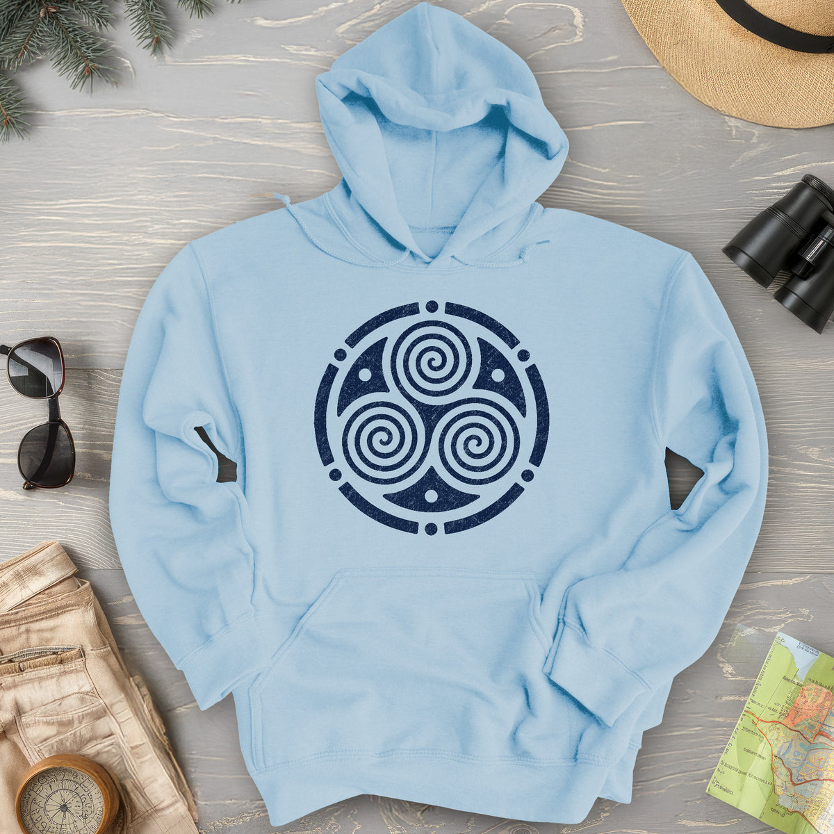 Triskele Circle Hoodie