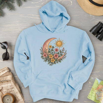 Shamrock Crescent Moon Hoodie