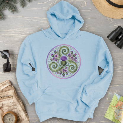 Thistle Triskele Fern Hoodie