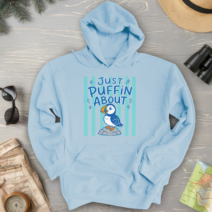 Just Puffin About Stripes Hoodie