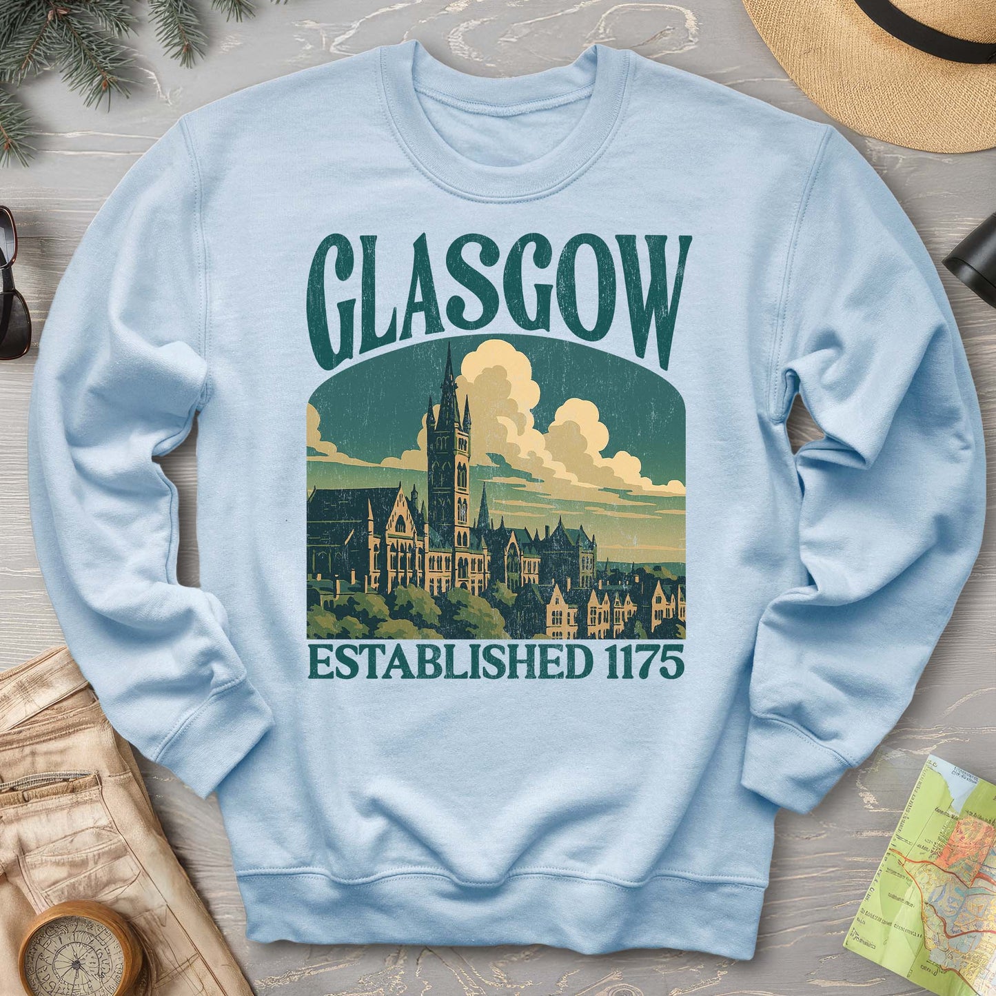 Glasgow Scotland "Big and Bold" Sweatshirt