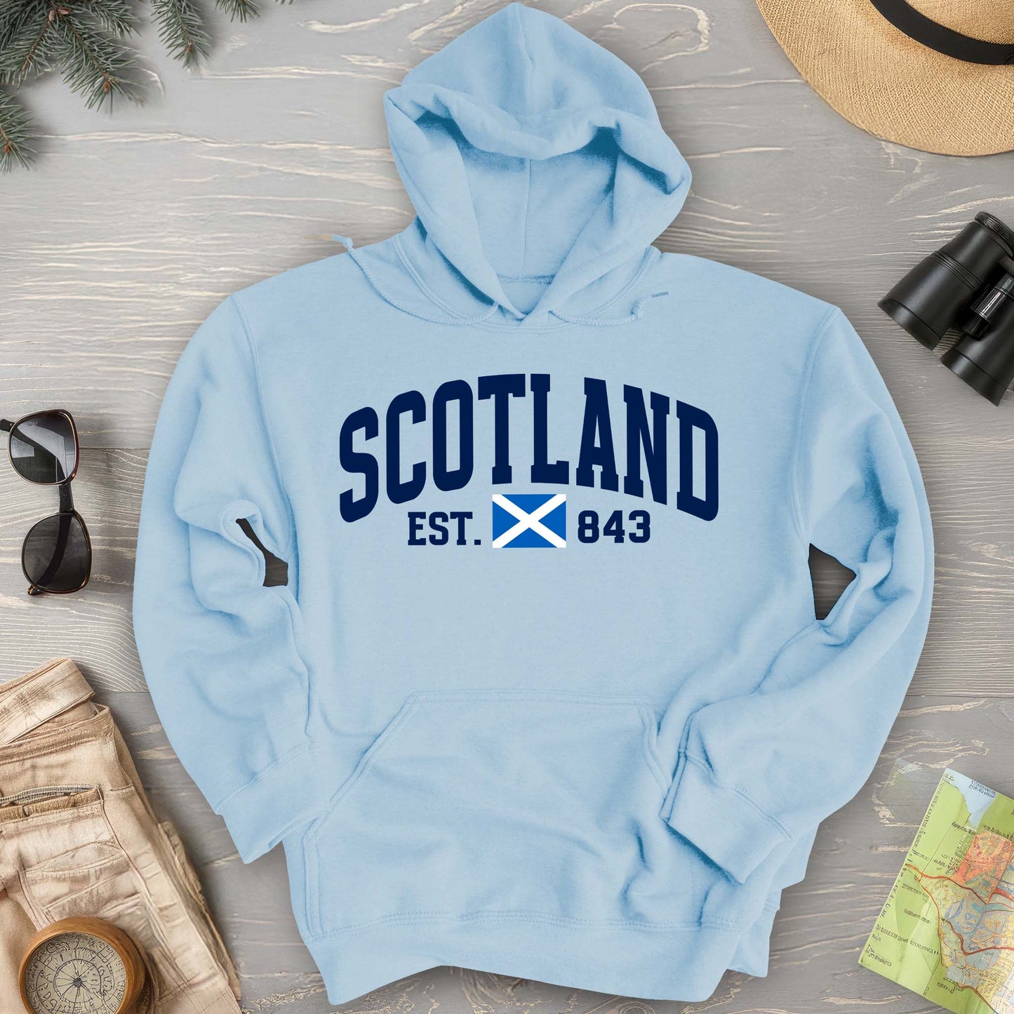 Scotland Varsity Flag Hoodie