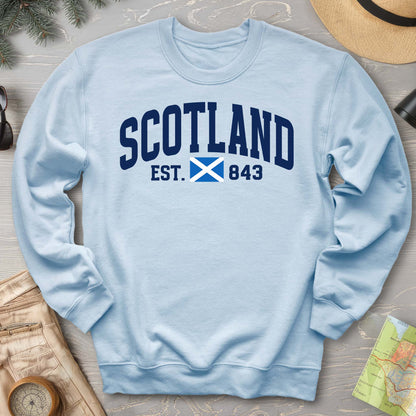 Scotland Varsity Flag Sweatshirt