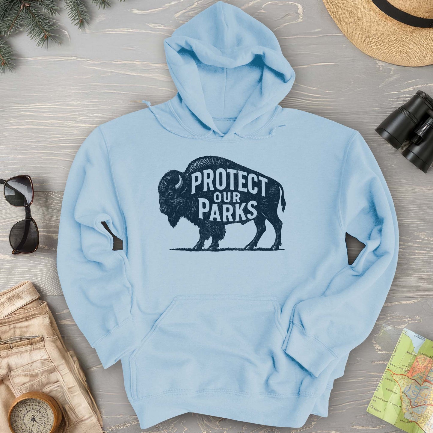 Protect Our Parks "Vintage Buffalo" Hoodie