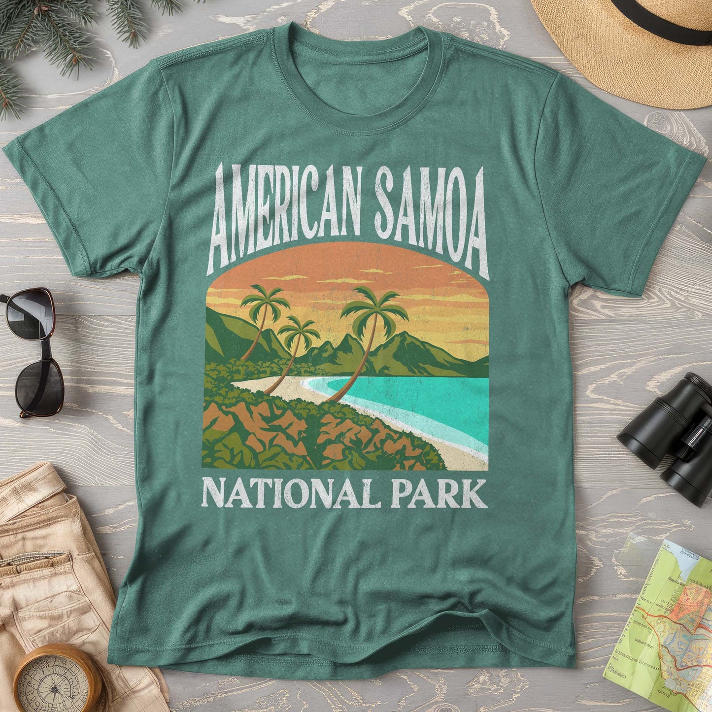 National Park of American Samoa "Big and Bold" Comfort Colors T-Shirt