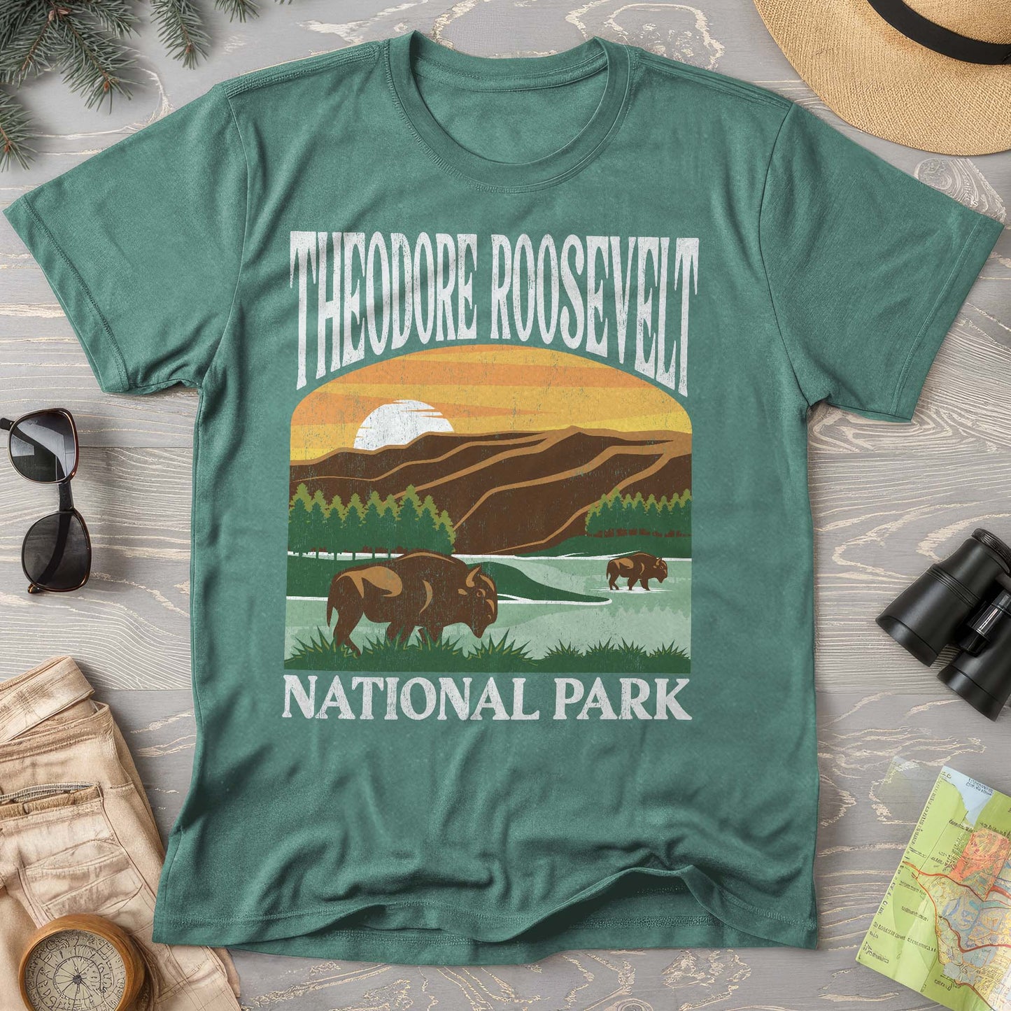 Theodore Roosevelt National Park "Big and Bold" Comfort Colors T-Shirt