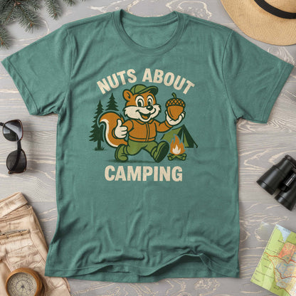 Nuts About Camping Comfort Colors T-Shirt