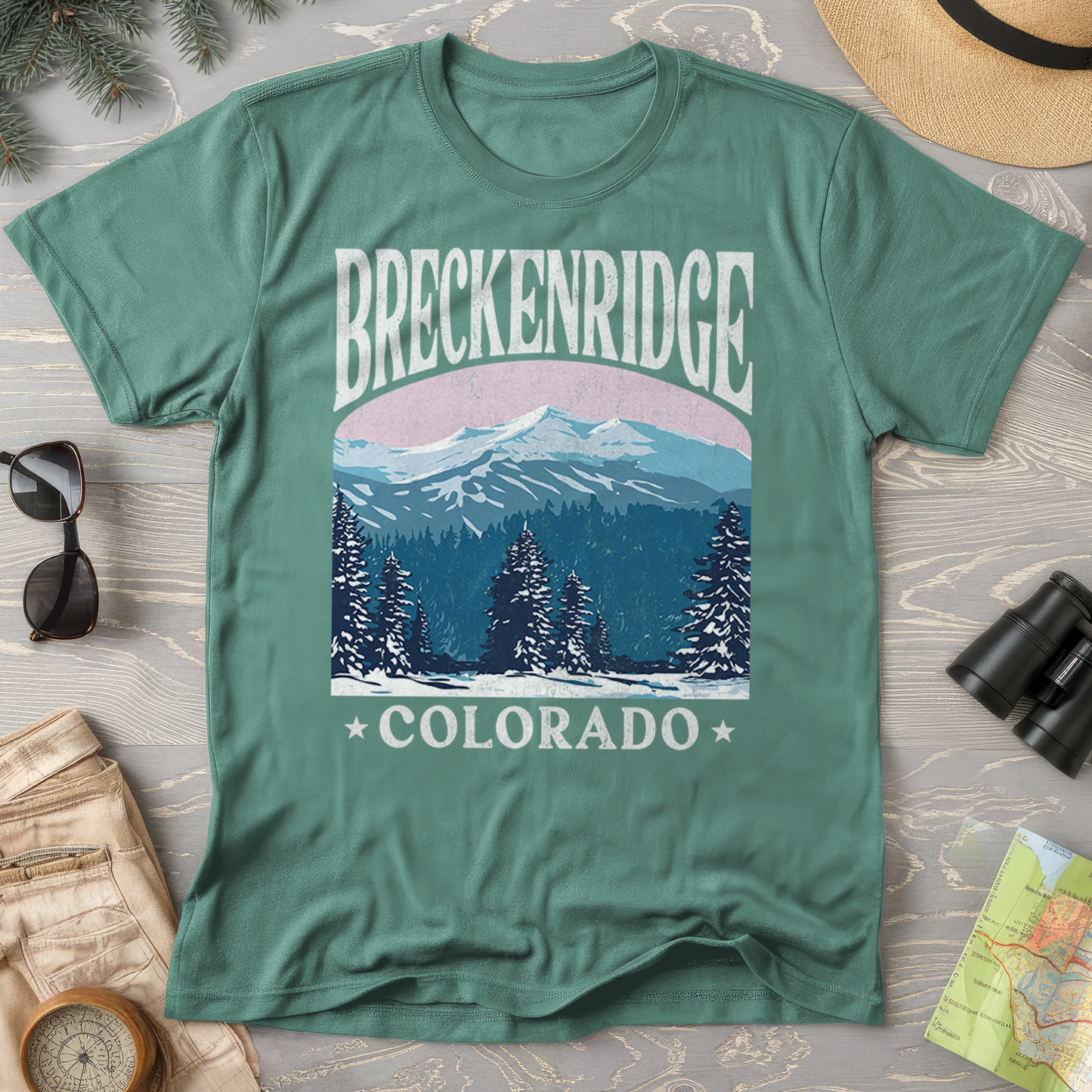 Breckenridge Colorado "Big and Bold" Comfort Colors T-Shirt