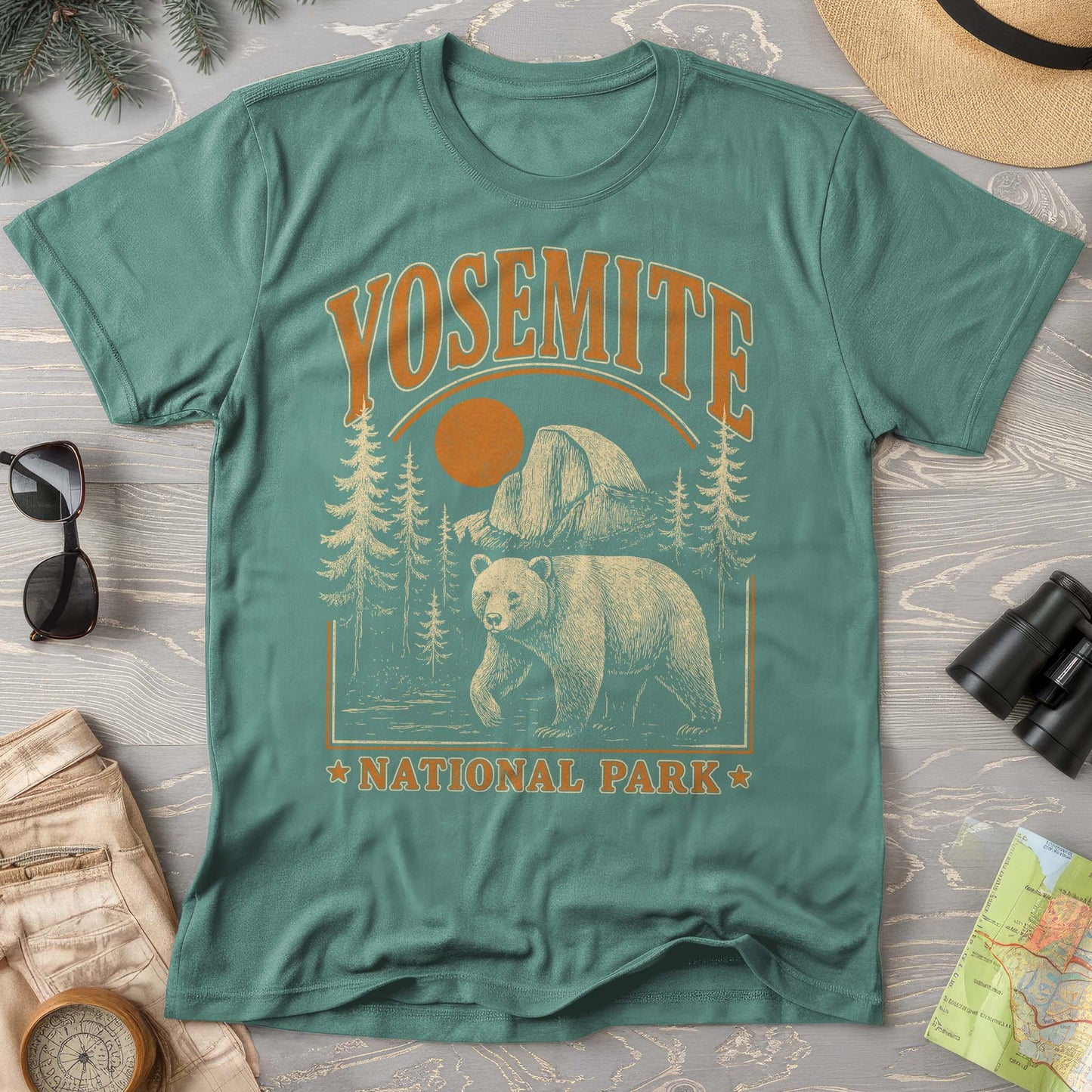 Yosemite National Park "Vintage El Capitan Bear" Comfort Colors T-shirt