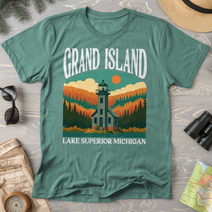 Grand Island Michigan "Big and Bold" Comfort Colors T-Shirt