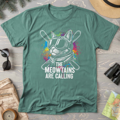 The Meowtains are Calling Comfort Colors T-shirt