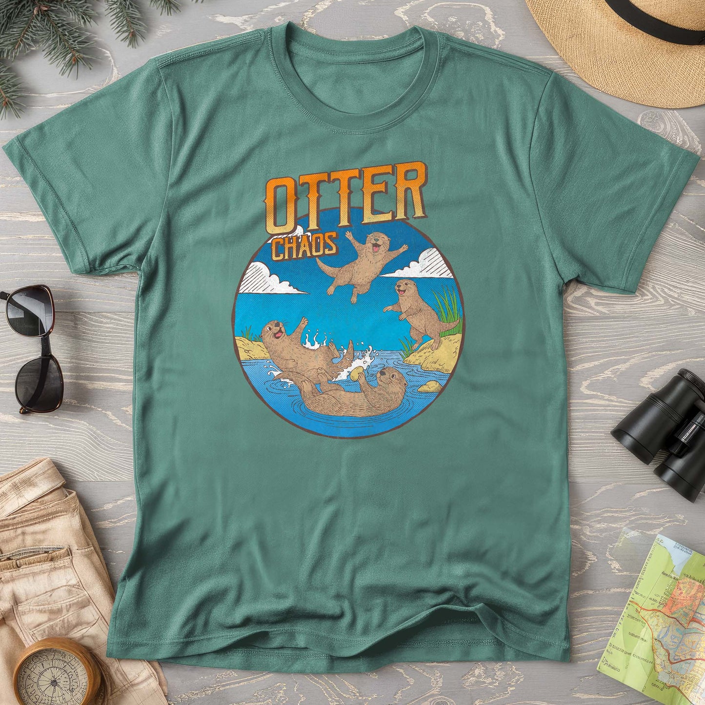 Otter Chaos Comfort Colors T-shirt
