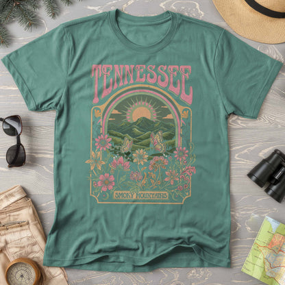 Tennessee Smoky Mountains Butterfly Comfort Colors T-shirt