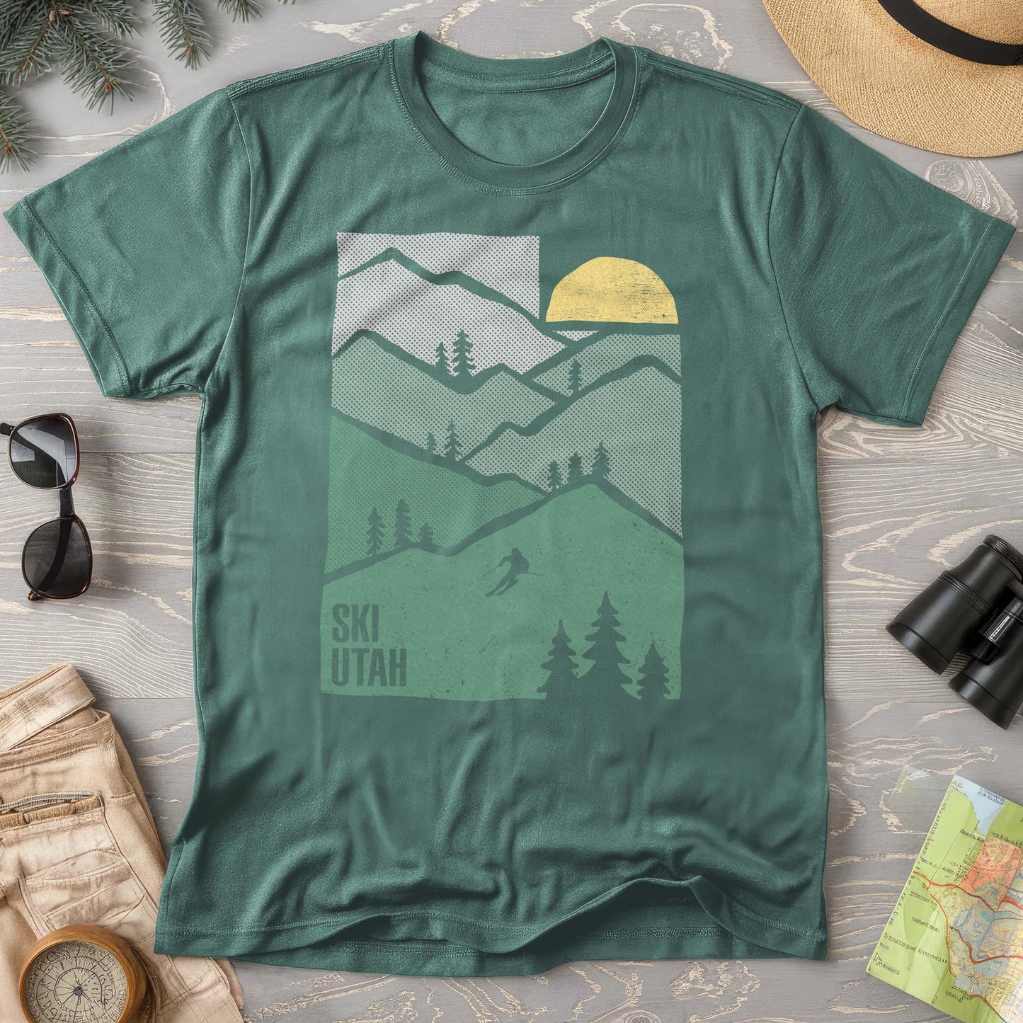 Ski Utah Mountains T-Shirt