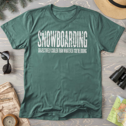 Snowboarding "Cooler" T-shirt