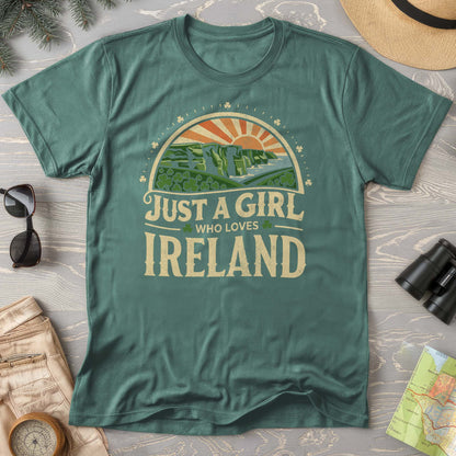 Just a Girl Who Loves Ireland T-Shirt