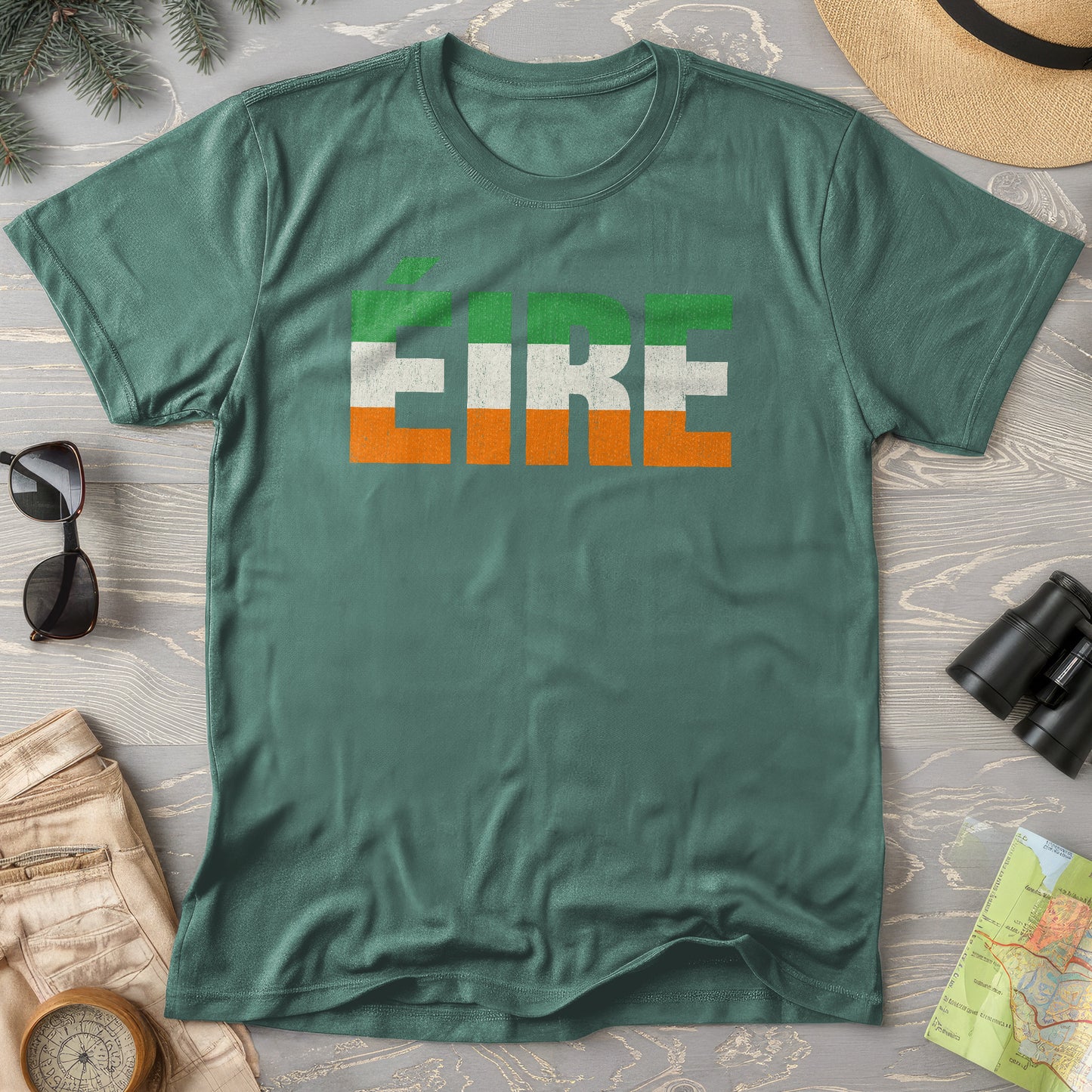 Eire Tricolor Stripe T-Shirt
