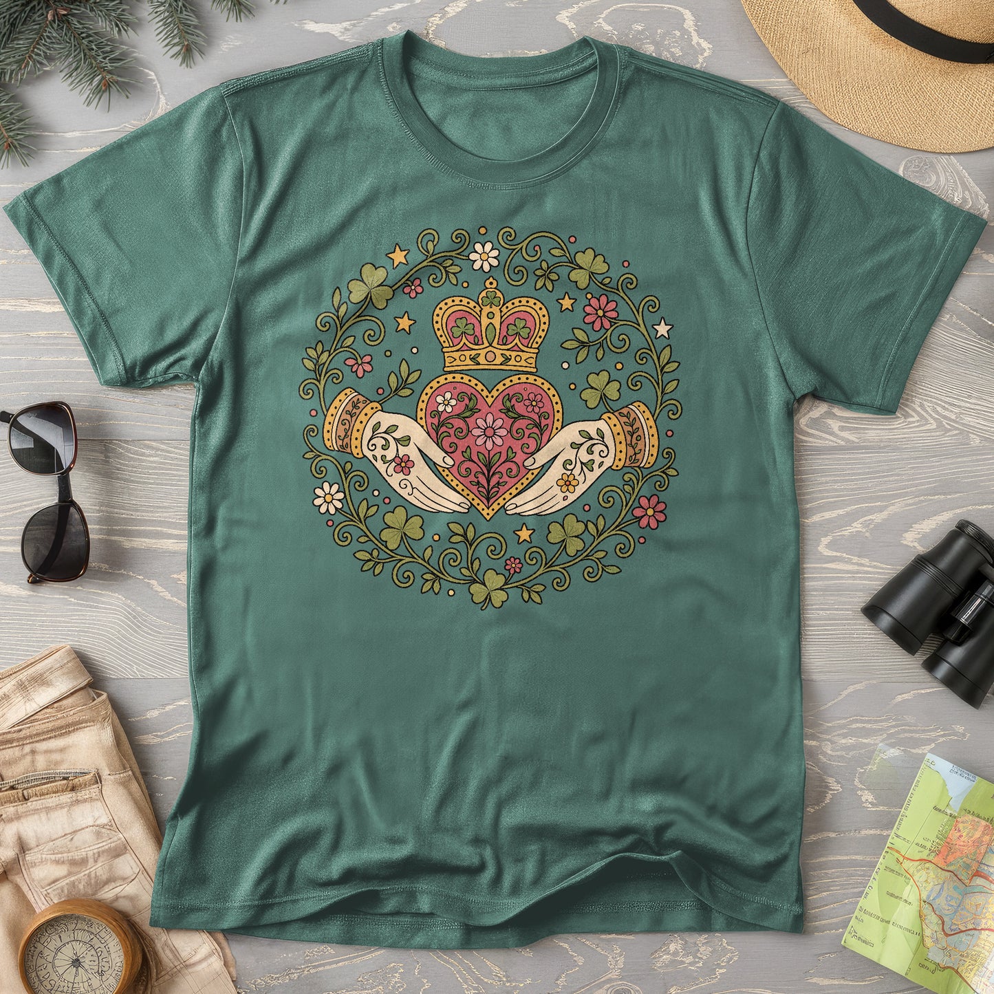 Claddagh Florals T-Shirt