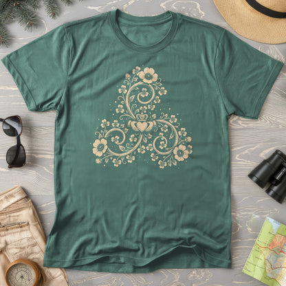 Triskele Shamrock Spiral T-Shirt