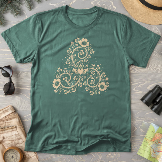 Triskele Shamrock Spiral T-Shirt